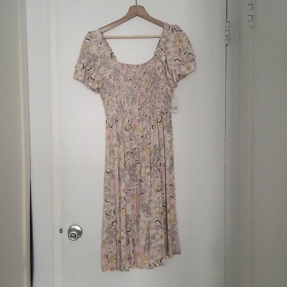 Floral midi Day dress